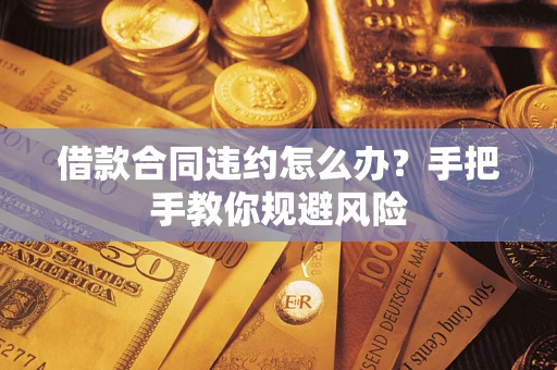 武汉借款合同违约怎么办？手把手教你规避风险