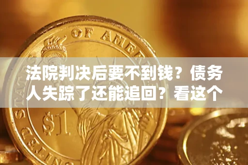 武汉法院判决后要不到钱？债务人失踪了还能追回？看这个方法！