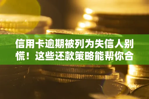 武汉信用卡逾期被列为失信人别慌！这些还款策略能帮你合法止损
