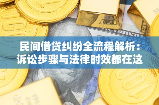 武汉民间借贷纠纷全流程解析：诉讼步骤与法律时效都在这儿了