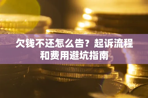 武汉欠钱不还怎么告?起诉流程和费用避坑指南 武汉欠钱不还怎么告?起诉流程和费用避坑指南