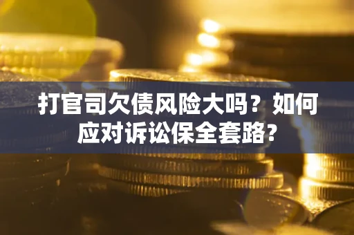武汉打官司欠债风险大吗？如何应对诉讼保全套路？